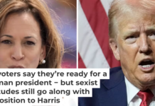 Could Americans’ sexism tank yet another woman’s quest for the U.S. presidency? AP Photo/Charles Rex Arbogast